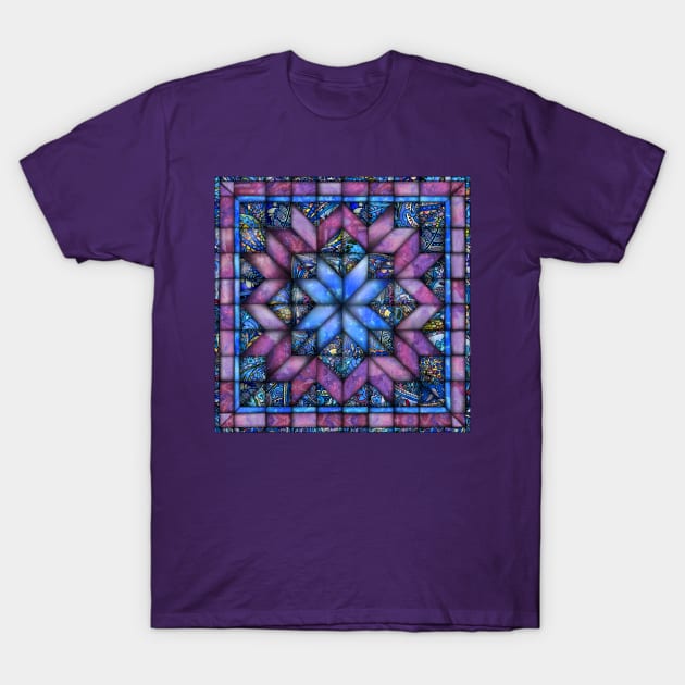 Cool Quilt T-Shirt by Zodiart